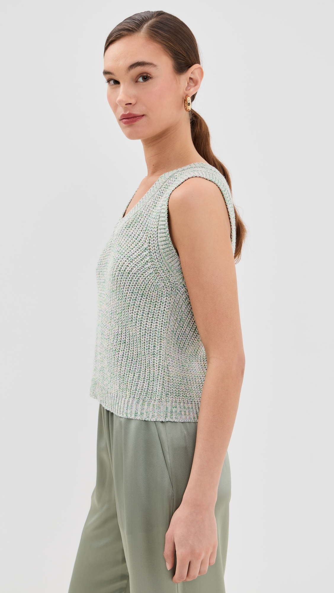 Sablyn Lili V Neck Tank Shell Multi 