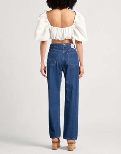 Woman Jeans Blue Size 27W