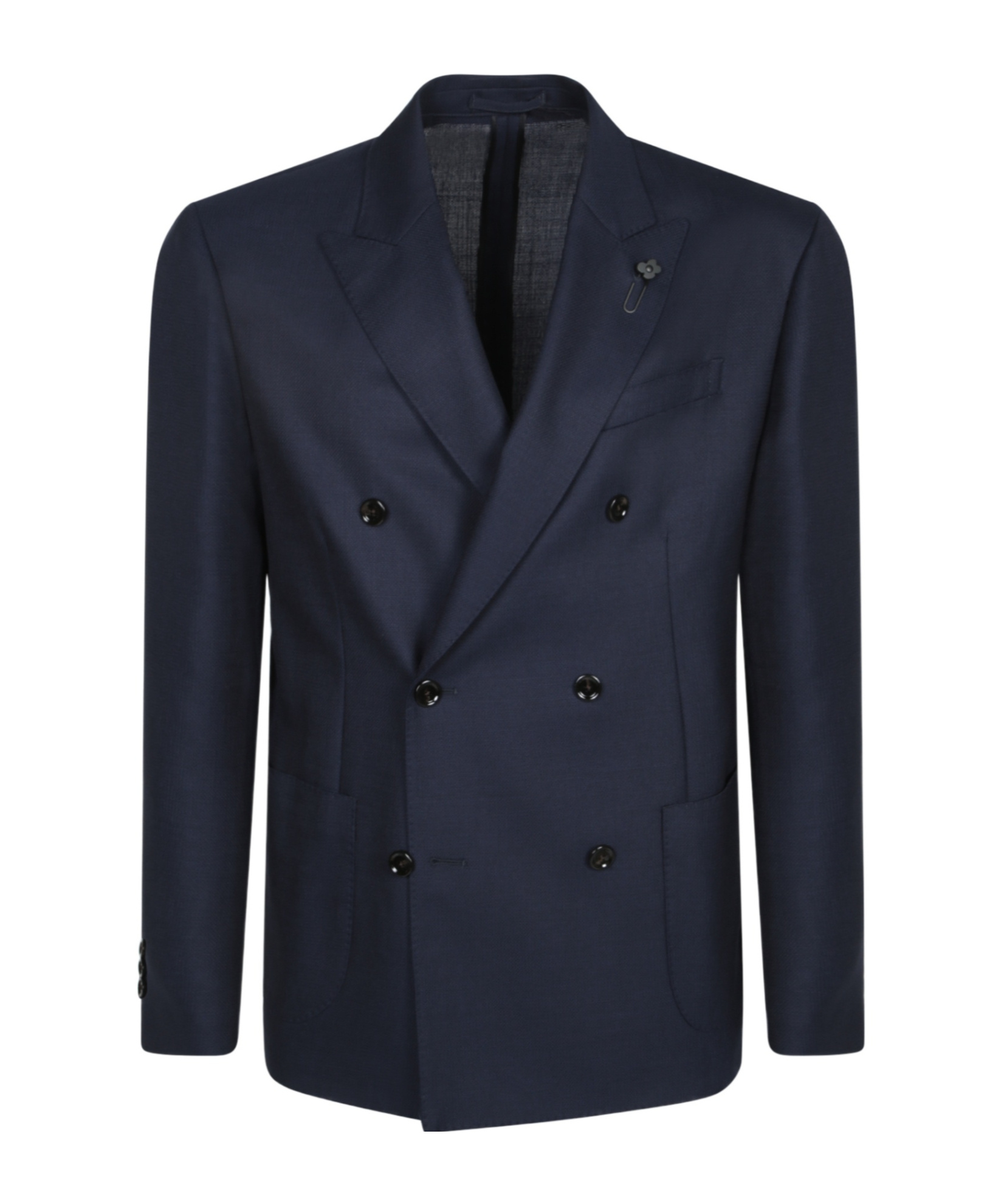 Virgin wool double-breasted blazer