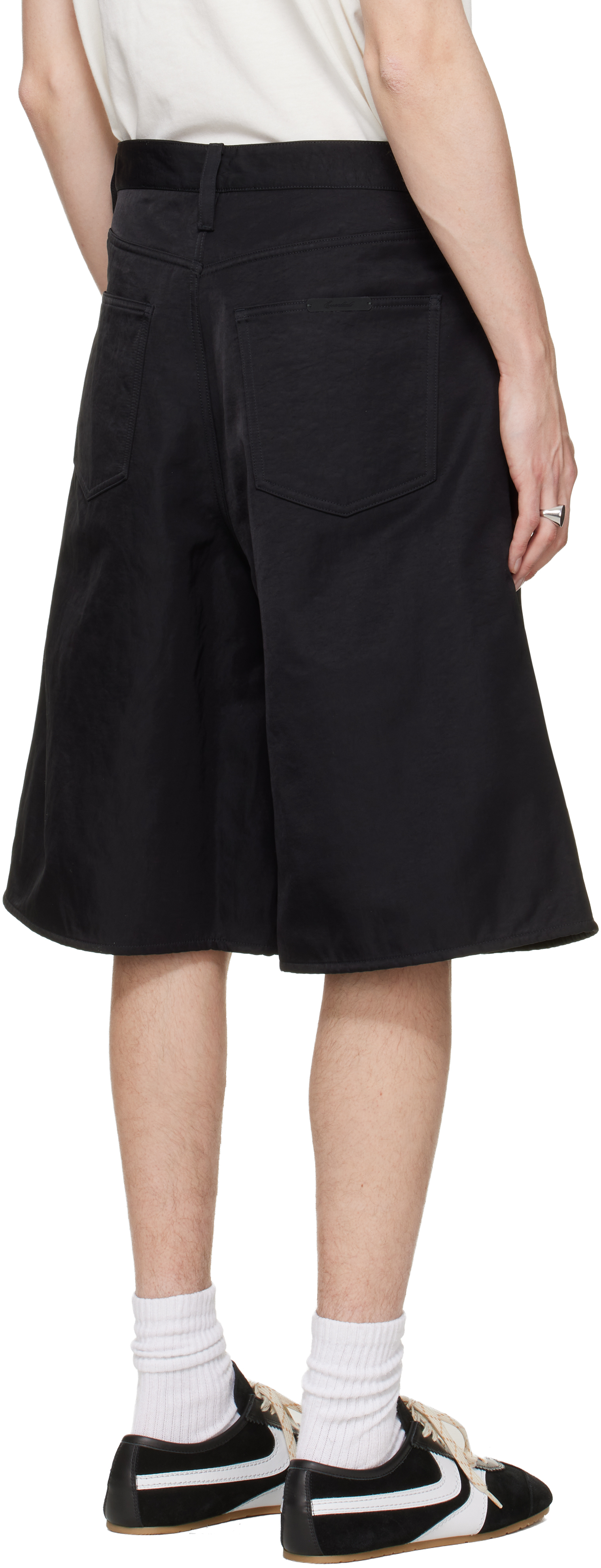Black 5 Pocket Shorts
