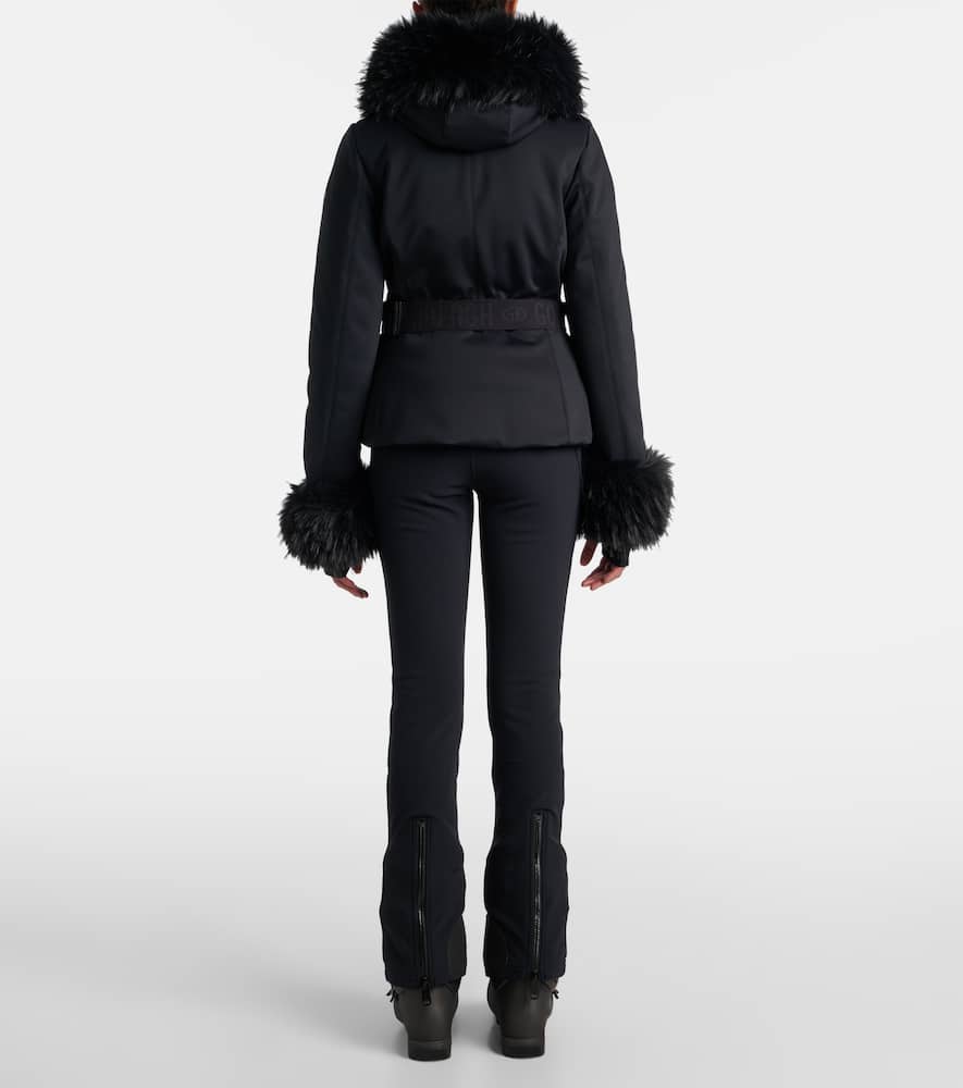 Giselle faux fur-trimmed ski jacket