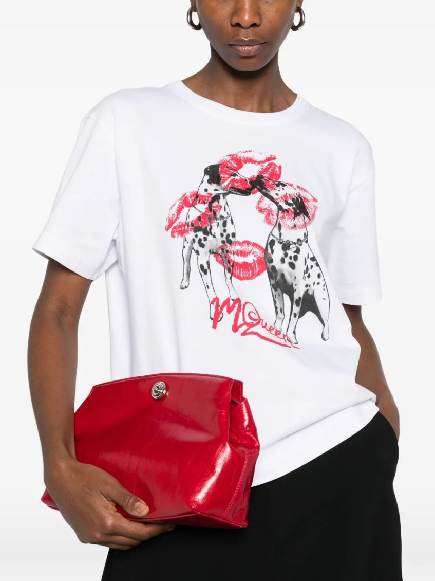 Dalmatian-Print Cotton T-Shirt
