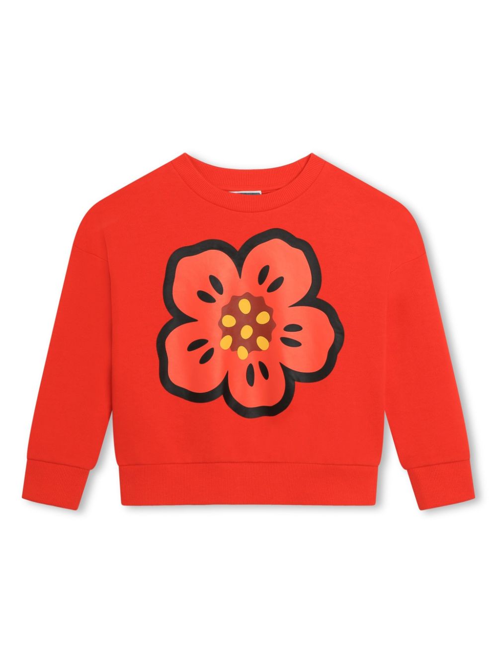 Boke Flower-print crew-neck sweatshirt - Red