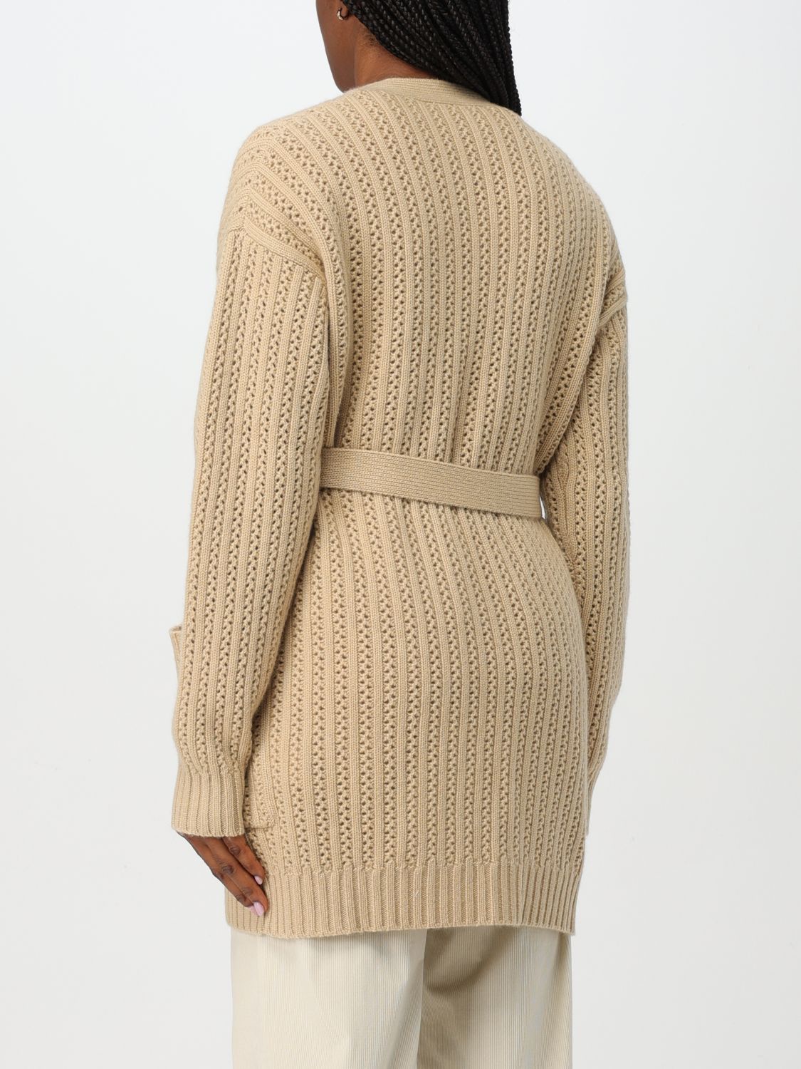 Cardigan Woman color Yellow Cream