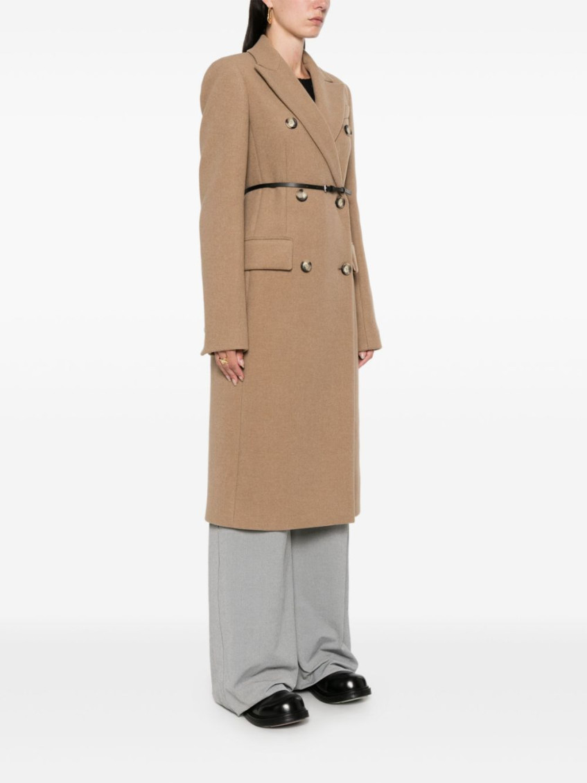 - Wool Double-breasted Coat