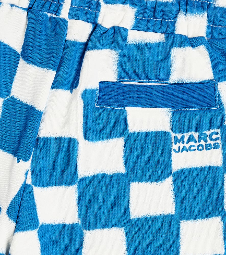 Marc Jacobs Kids Checked cotton Bermuda shorts