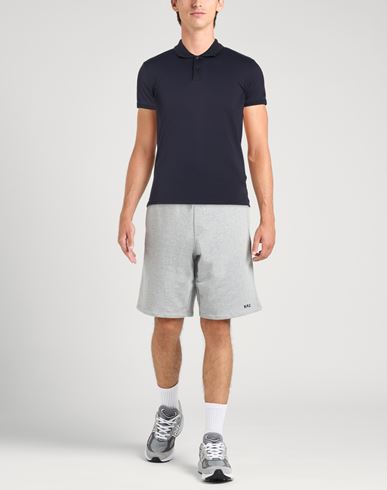 Man Polo shirt Navy Size 34 Polyamide, Elastane