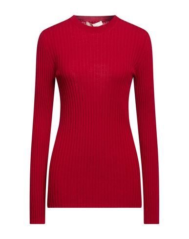 Woman Sweater Red Size 8 Virgin Wool