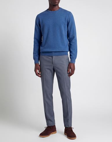 Man Sweater Blue Size 36 Cashmere