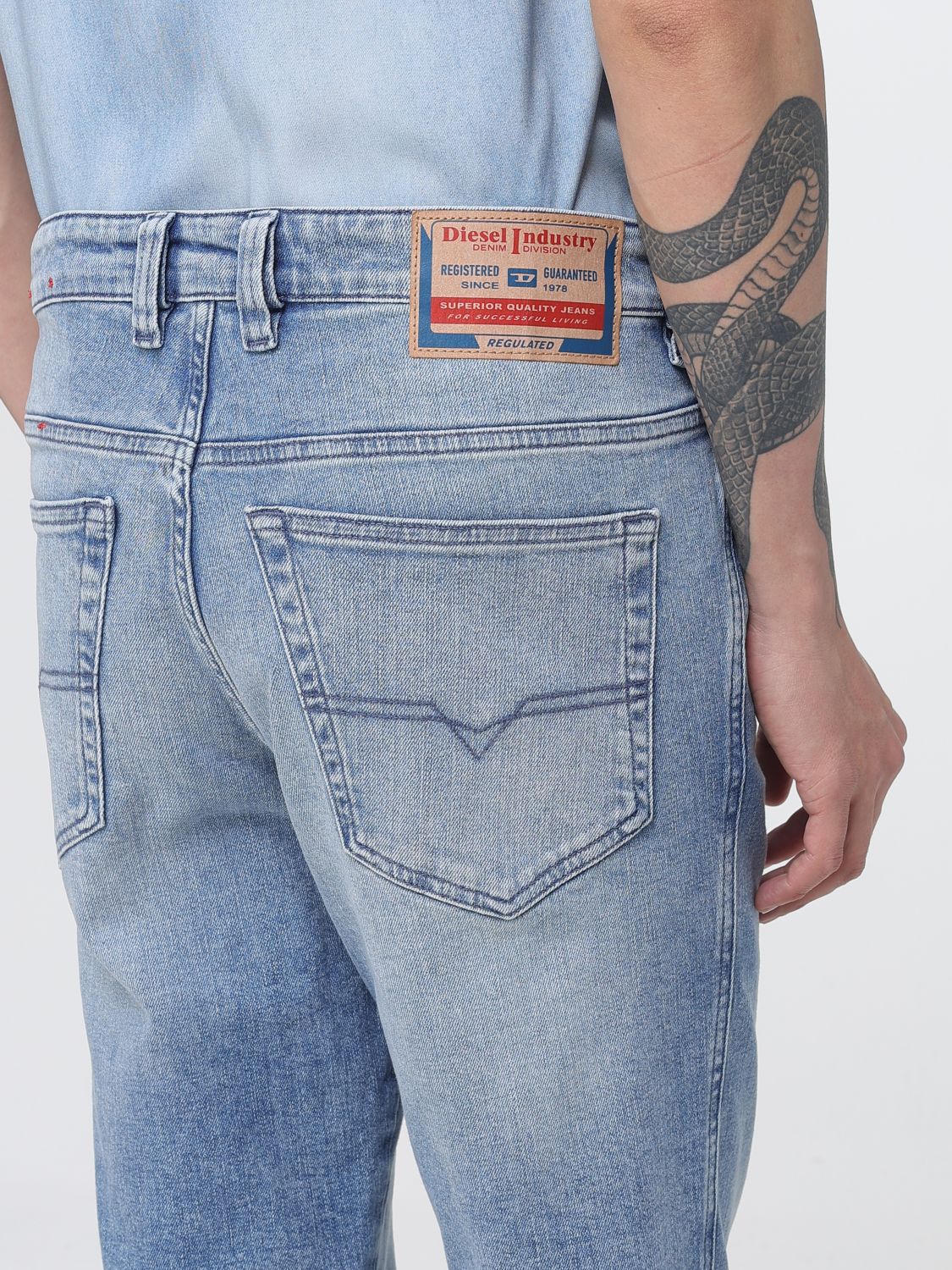 Jeans Men color Blue