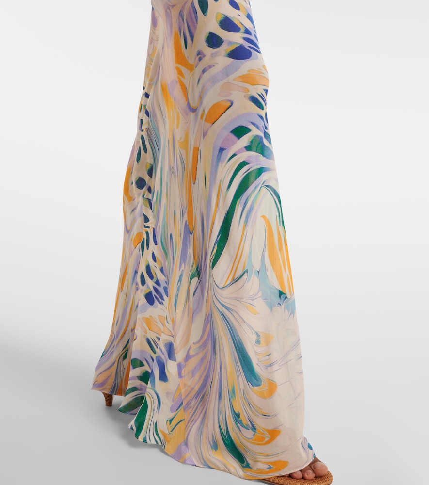 Lois printed maxi dress