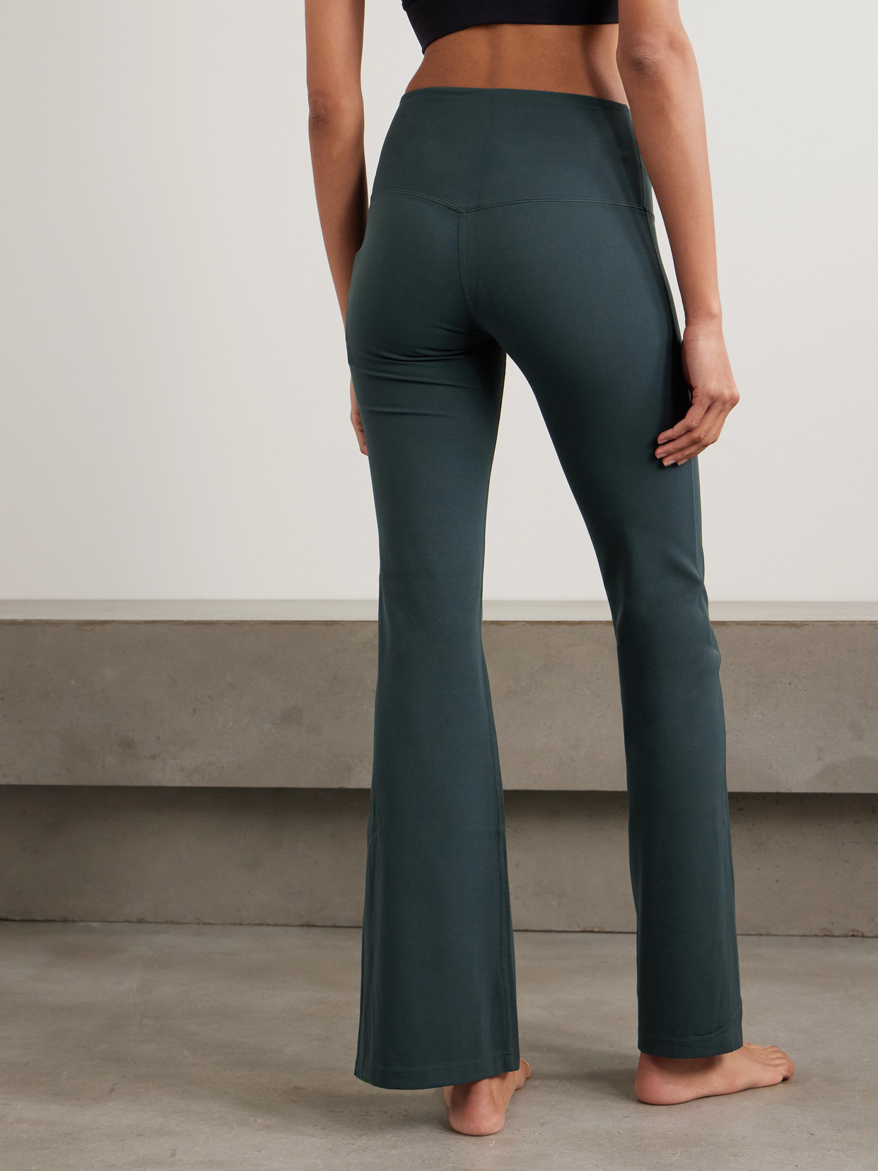 Zenvy Infinasoft Flared Leggings - Gray