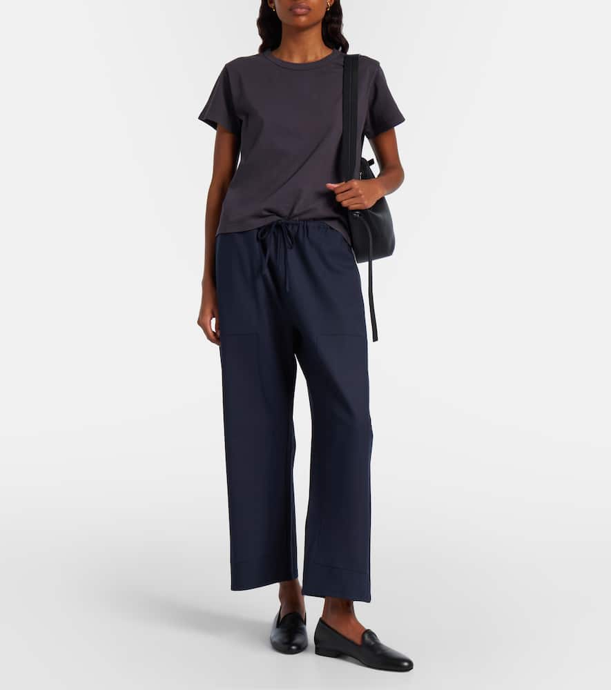 Jane wool-blend wide-leg pants