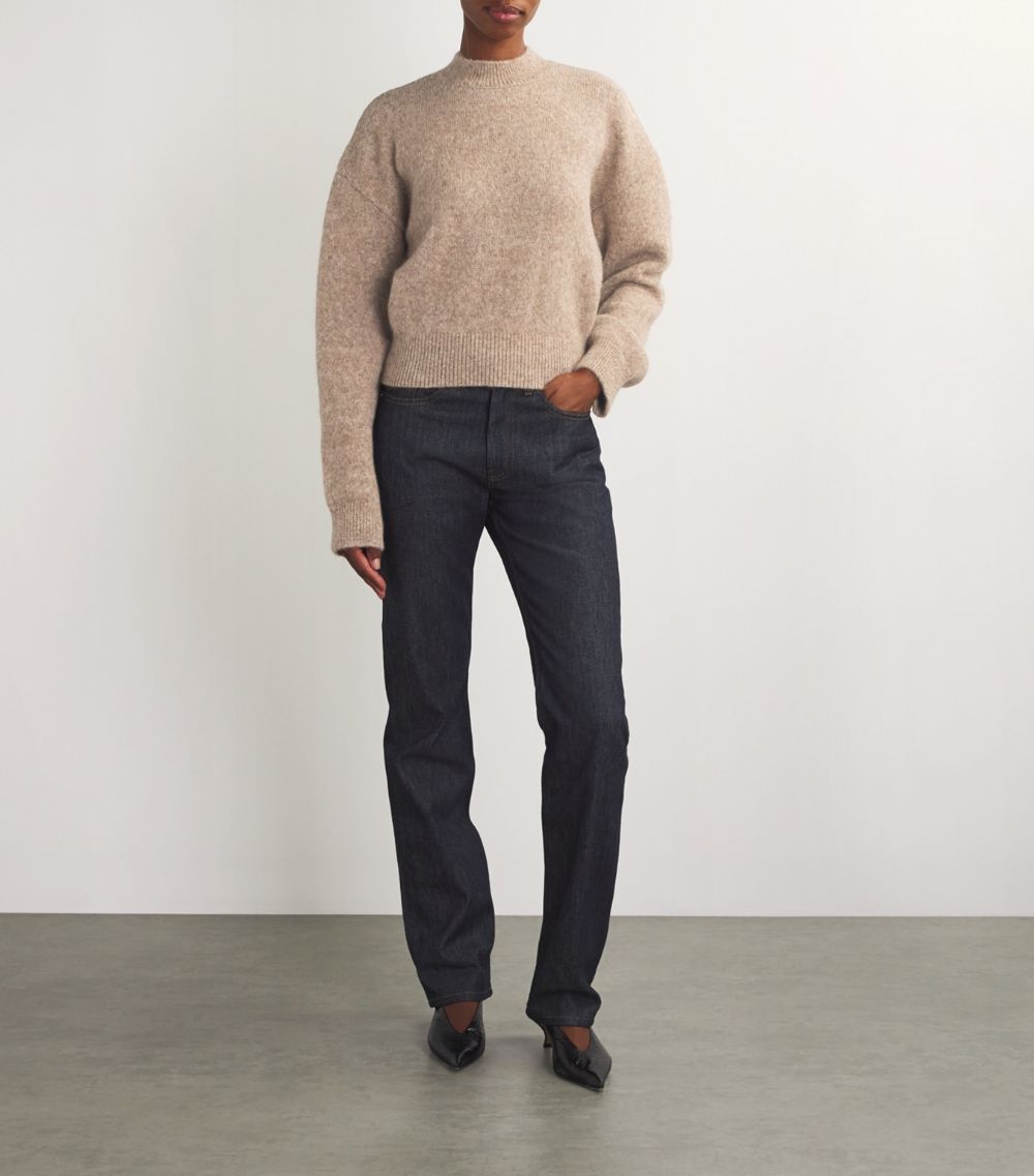 Alpaca Wool-Blend Sweater