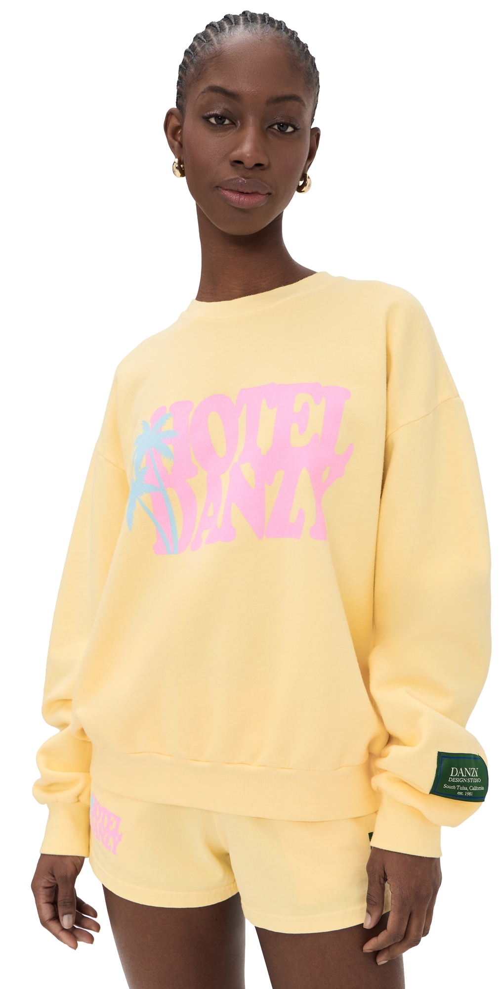 Hotel Crew Sweatshirt Yellow