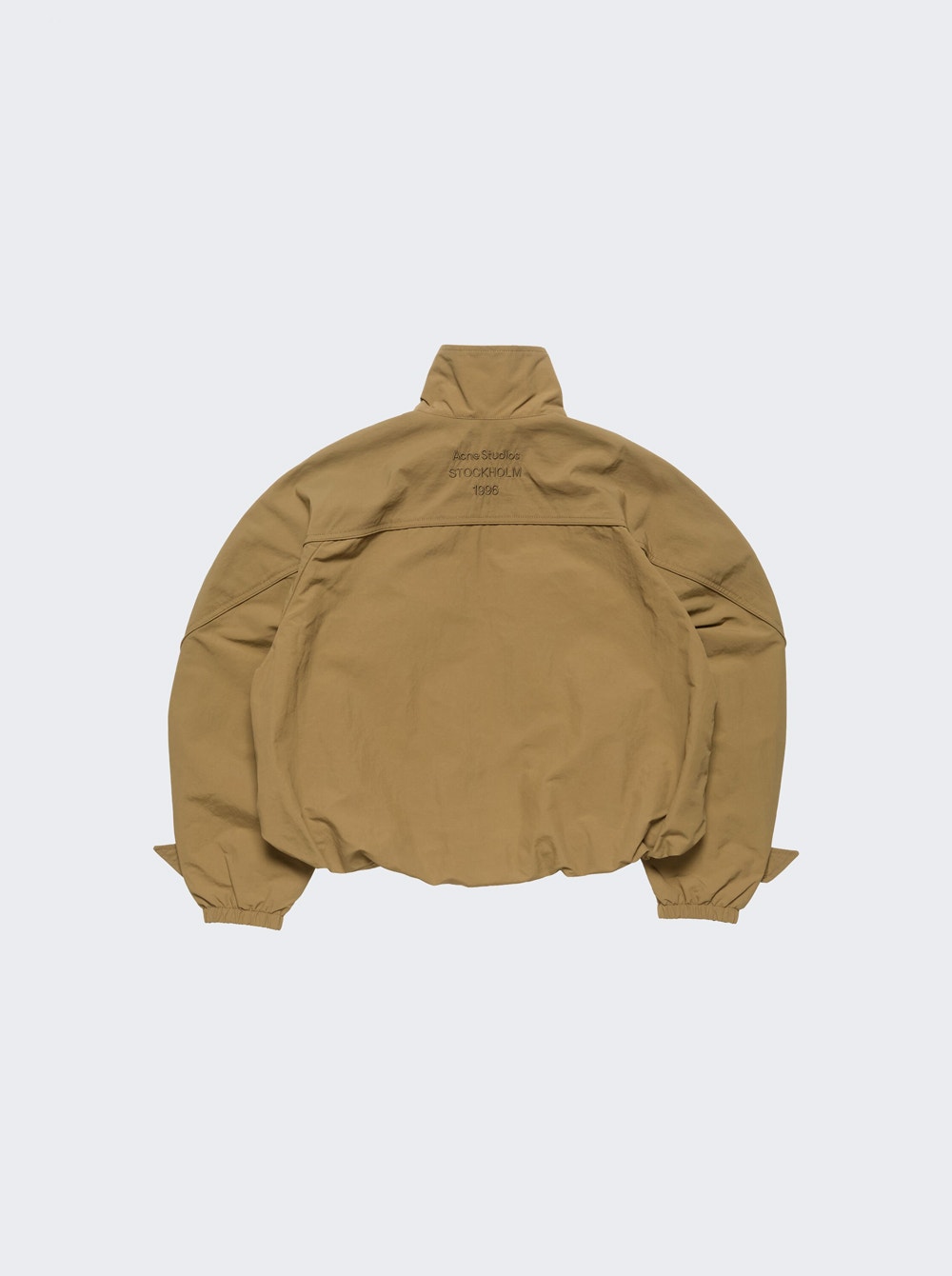 High-collar zip-up jacket - Black