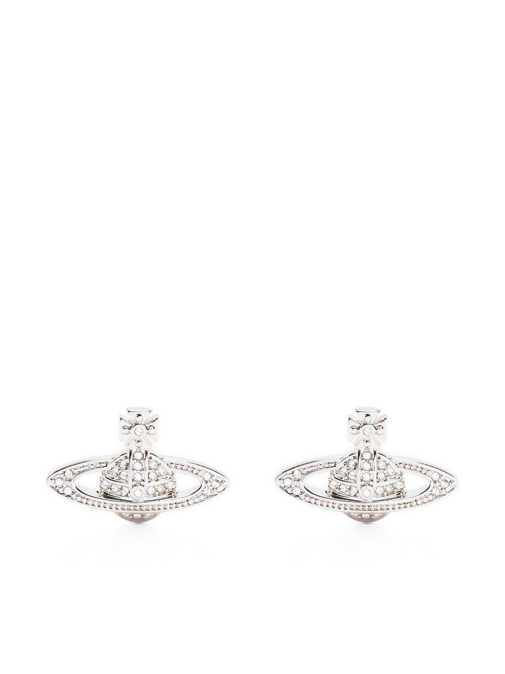 Mini Bas Relief earrings - Silver