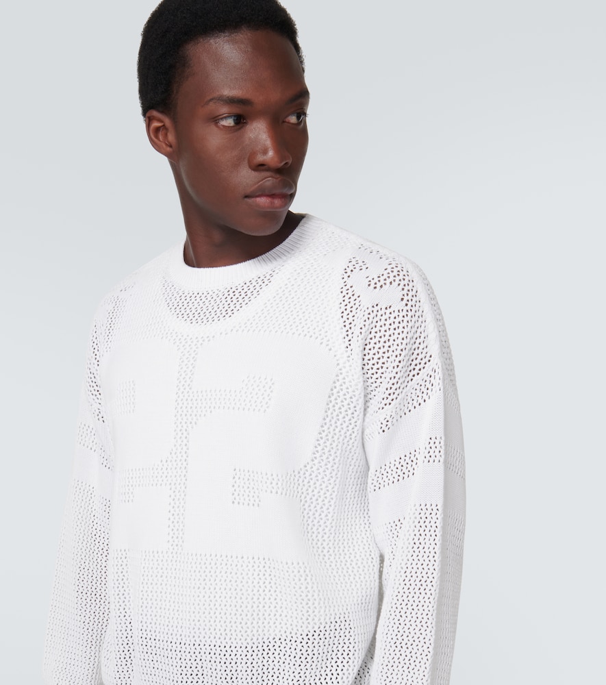 Cotton knit sweater