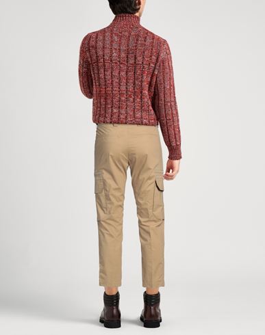 Paolo Pecora Man Pants Camel Size 28 Cotton, Elastane