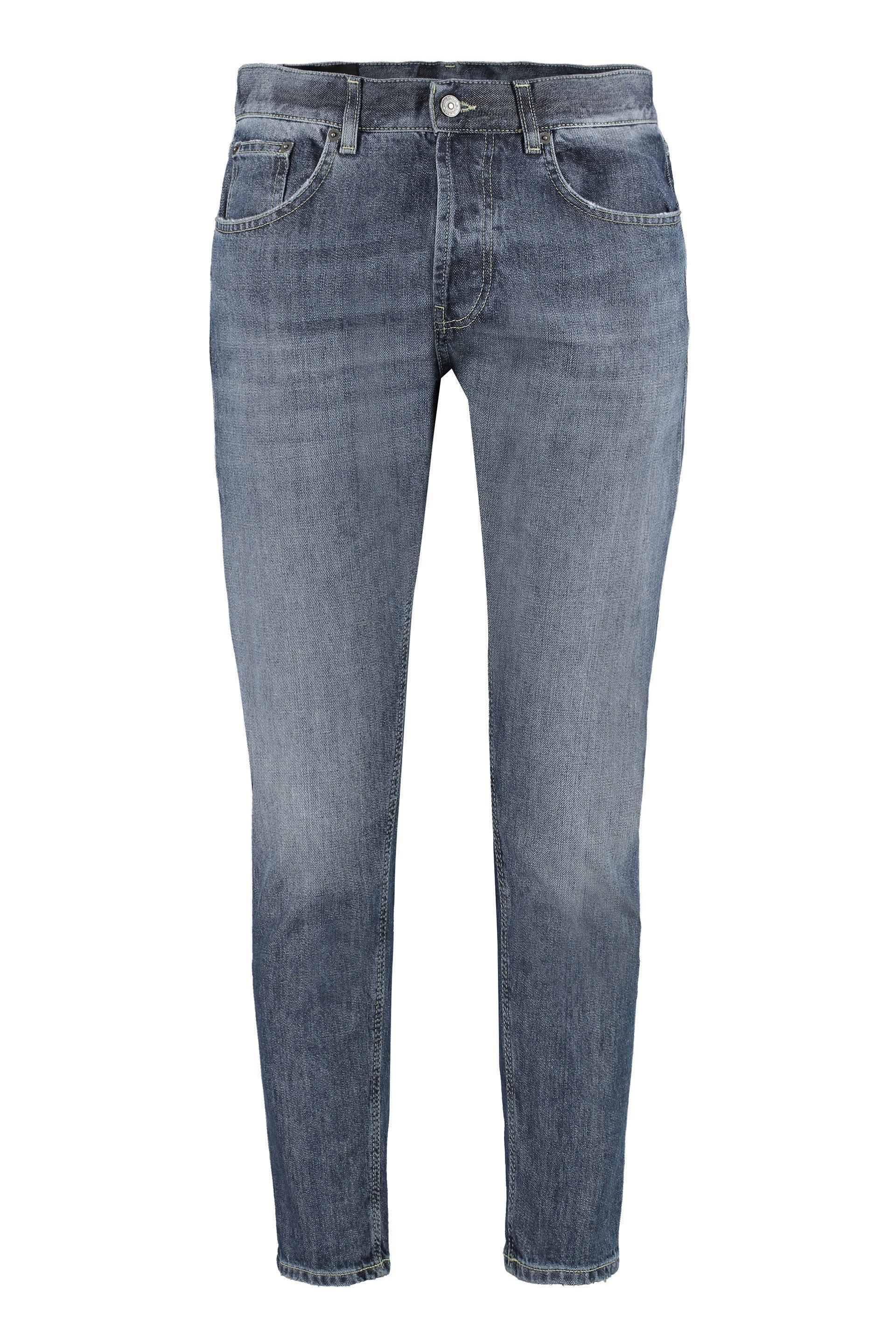 Dian Carrot-Fit Jeans with Engraved Logo Metal Hardware