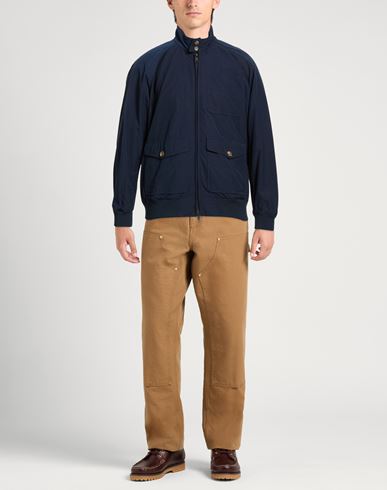 Man Jacket Navy Size XXL Cotton, Polyester