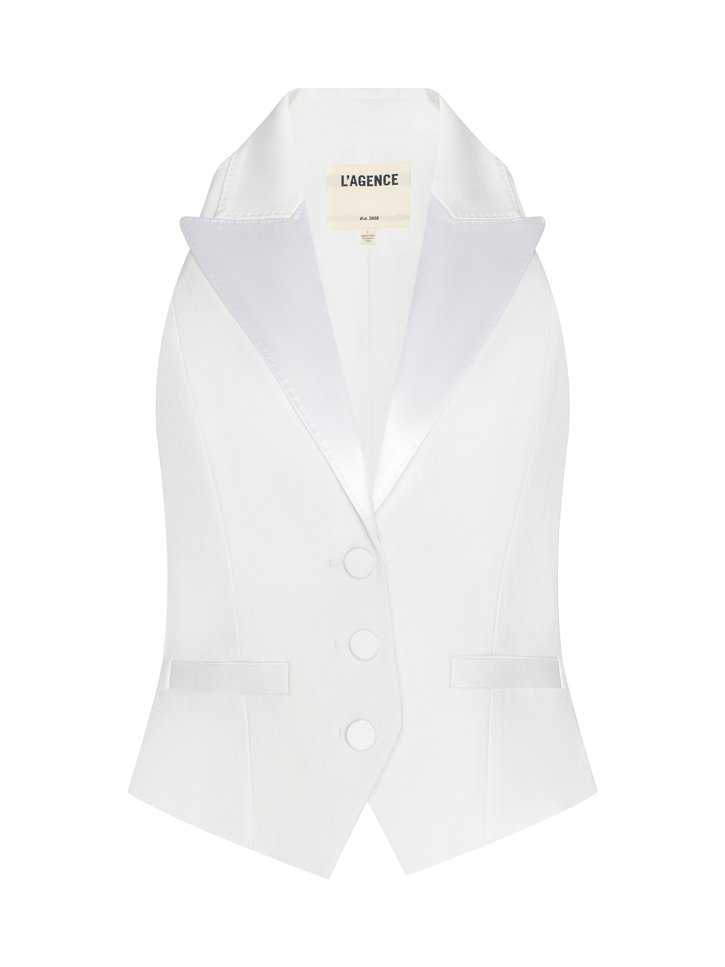 Tomi Vest In White