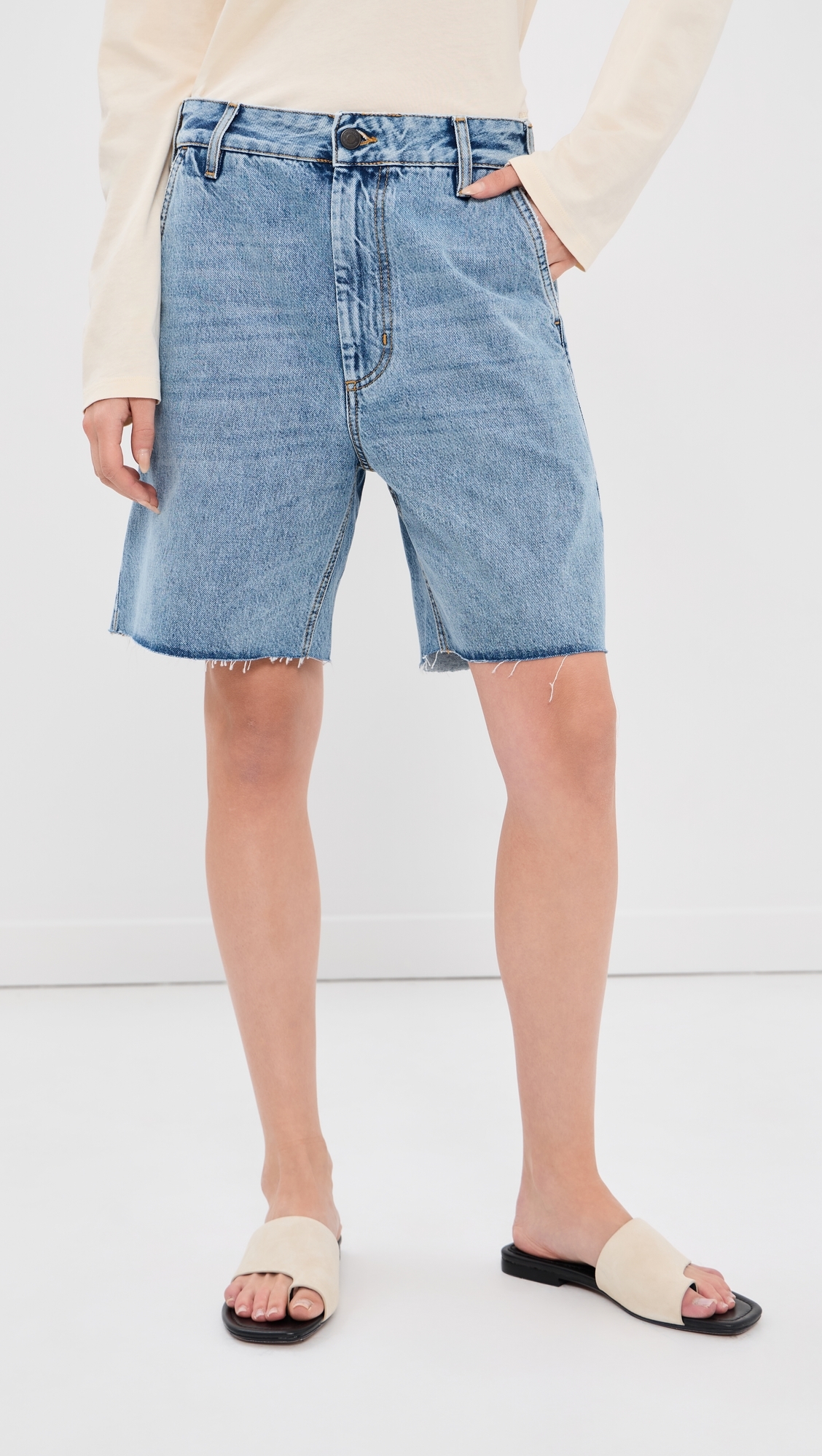 Ellis Skate Shorts Vintage Light Blue