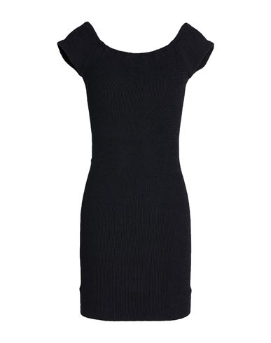 Woman Mini dress Black Size ONESIZE Polyamide, Elastane