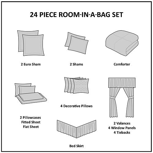 Essentials Brystol 24 Piece Room in a Bag