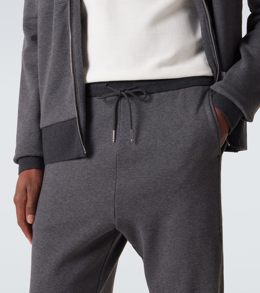 4-Bar cotton jersey sweatpants