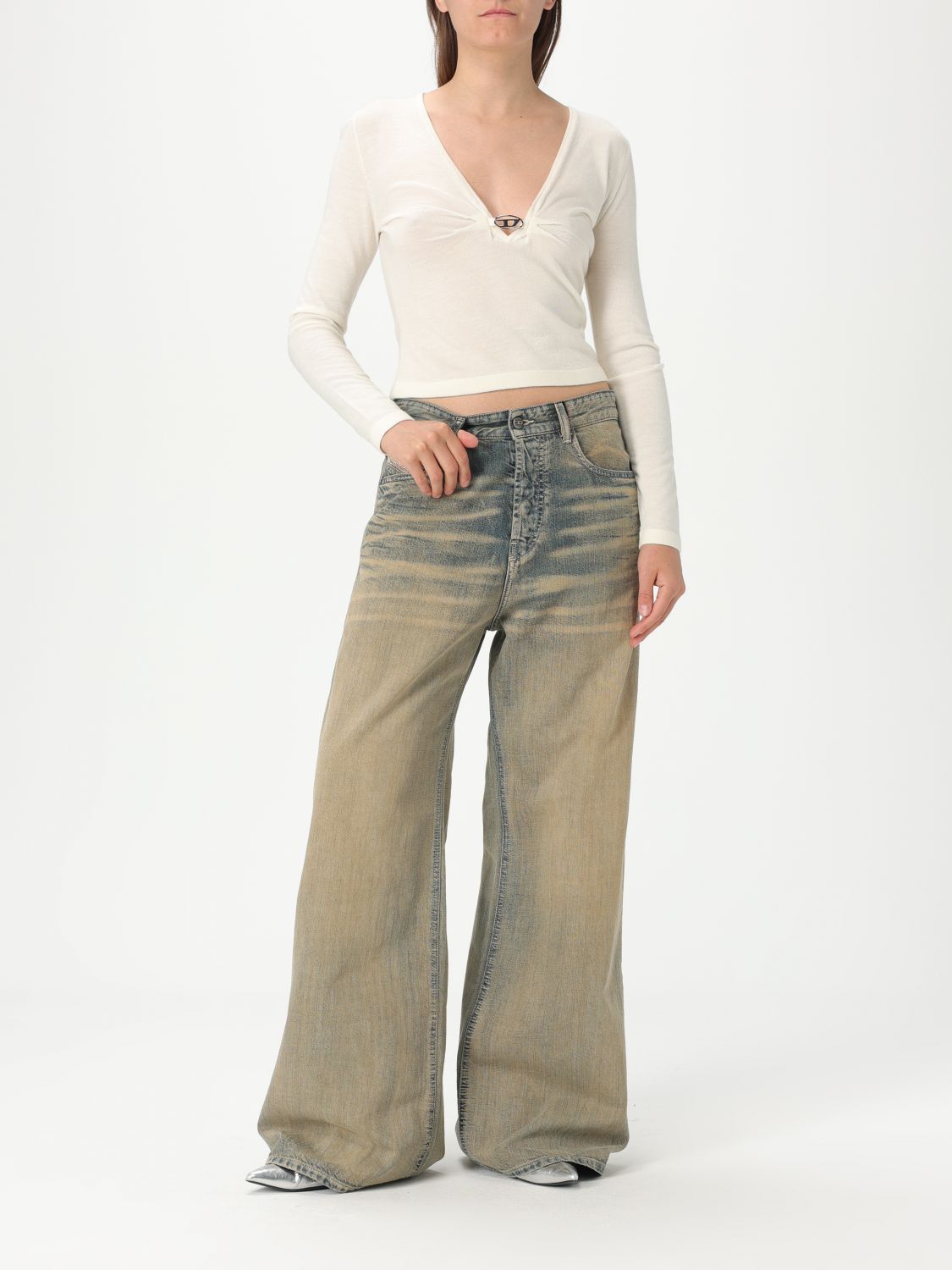 1996 D-Sire wide-legged jeans - Blue