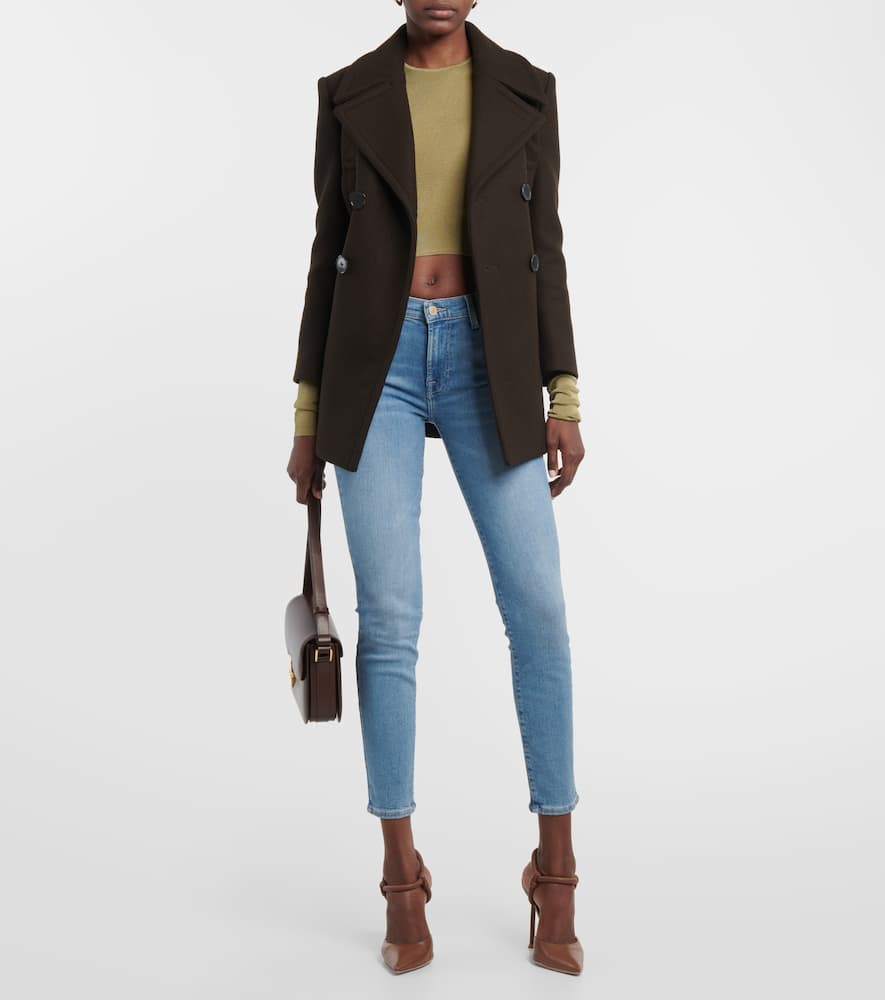 7 For All Mankind Mid-rise skinny jeans