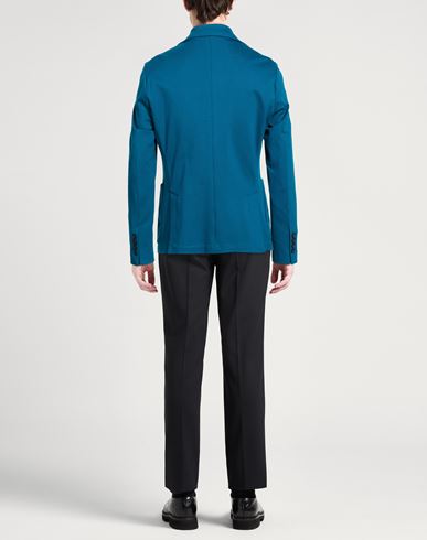 Man Blazer Deep teal Size 40 Viscose, Nylon, Elastane