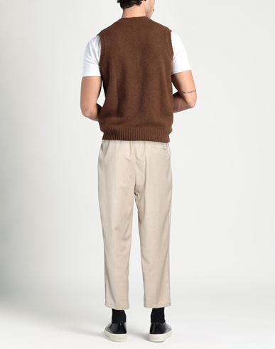 Man Pants Beige Size XXL Virgin Wool, Elastane