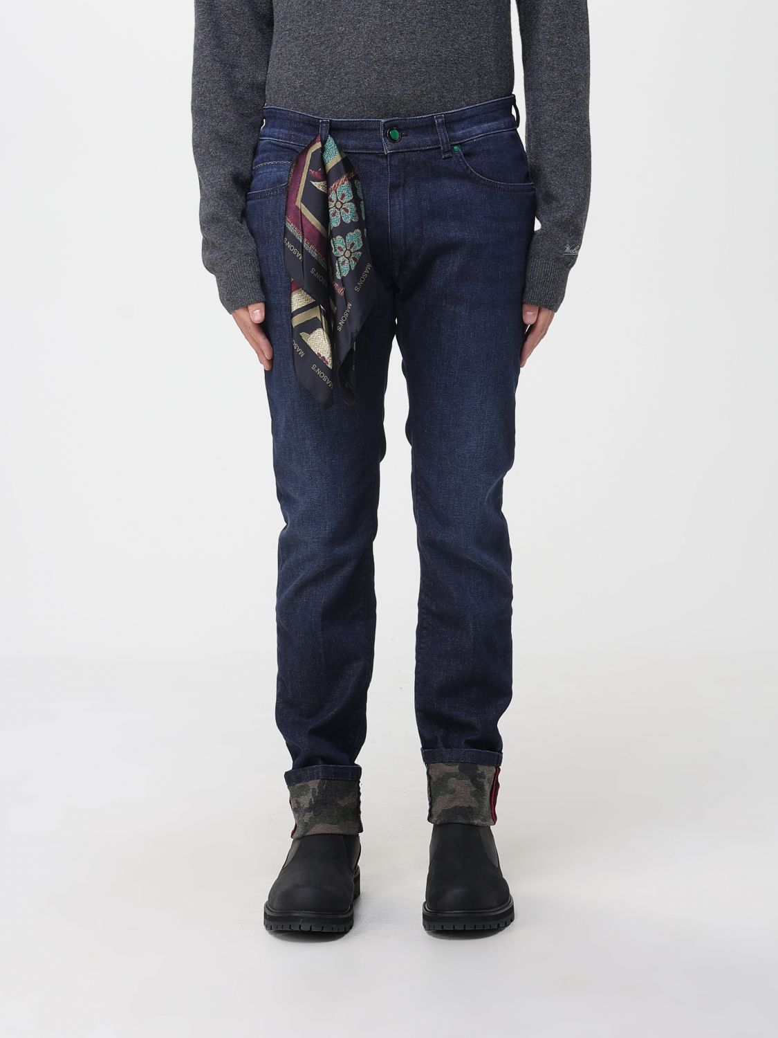 Jeans Men color Denim