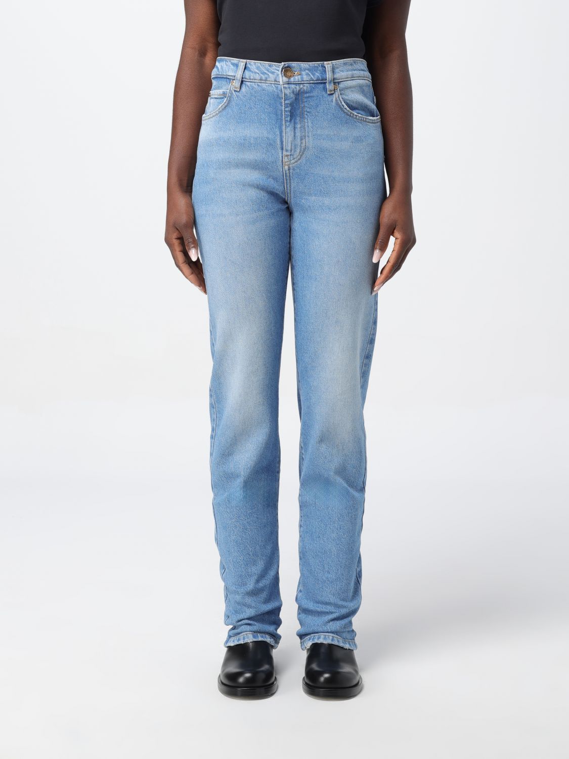 Pants Woman color Denim