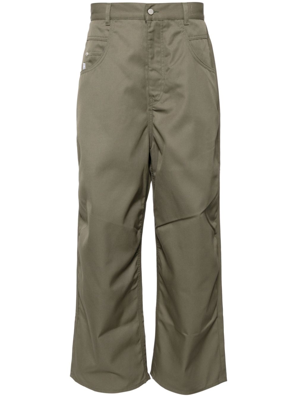 Wide-leg trousers - Neutrals