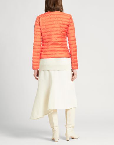 Peuterey Woman Puffer Orange Size 4 Polyester