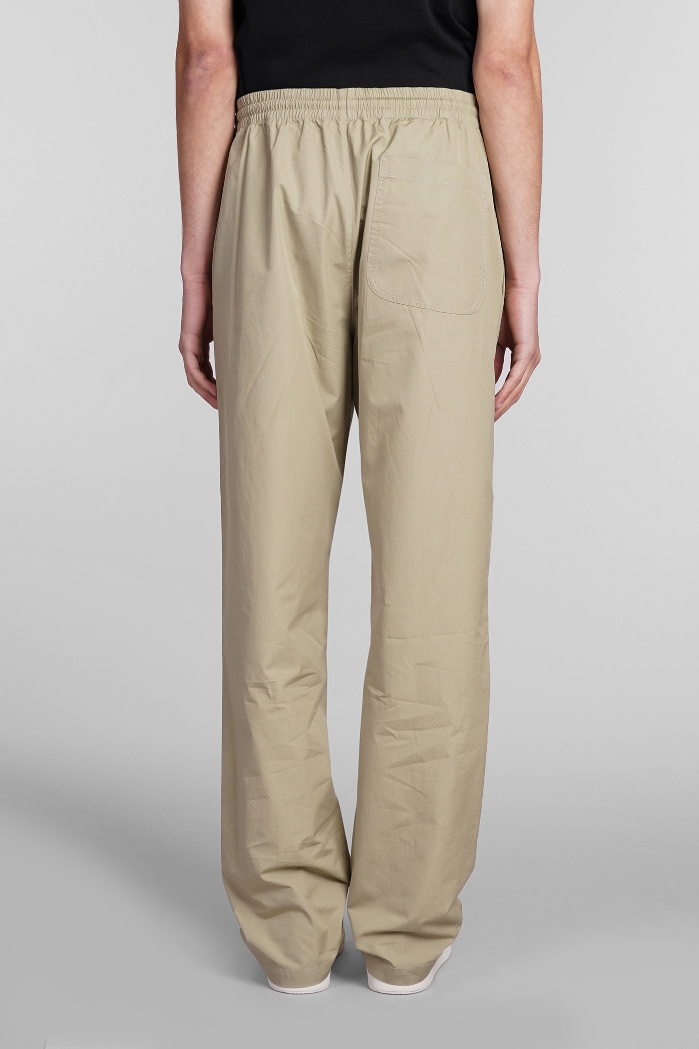 Pantalone Ventura Pants In Beige Cotton