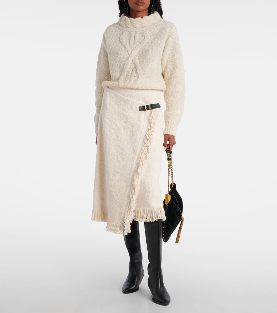 Romane cable-knit turtleneck sweater