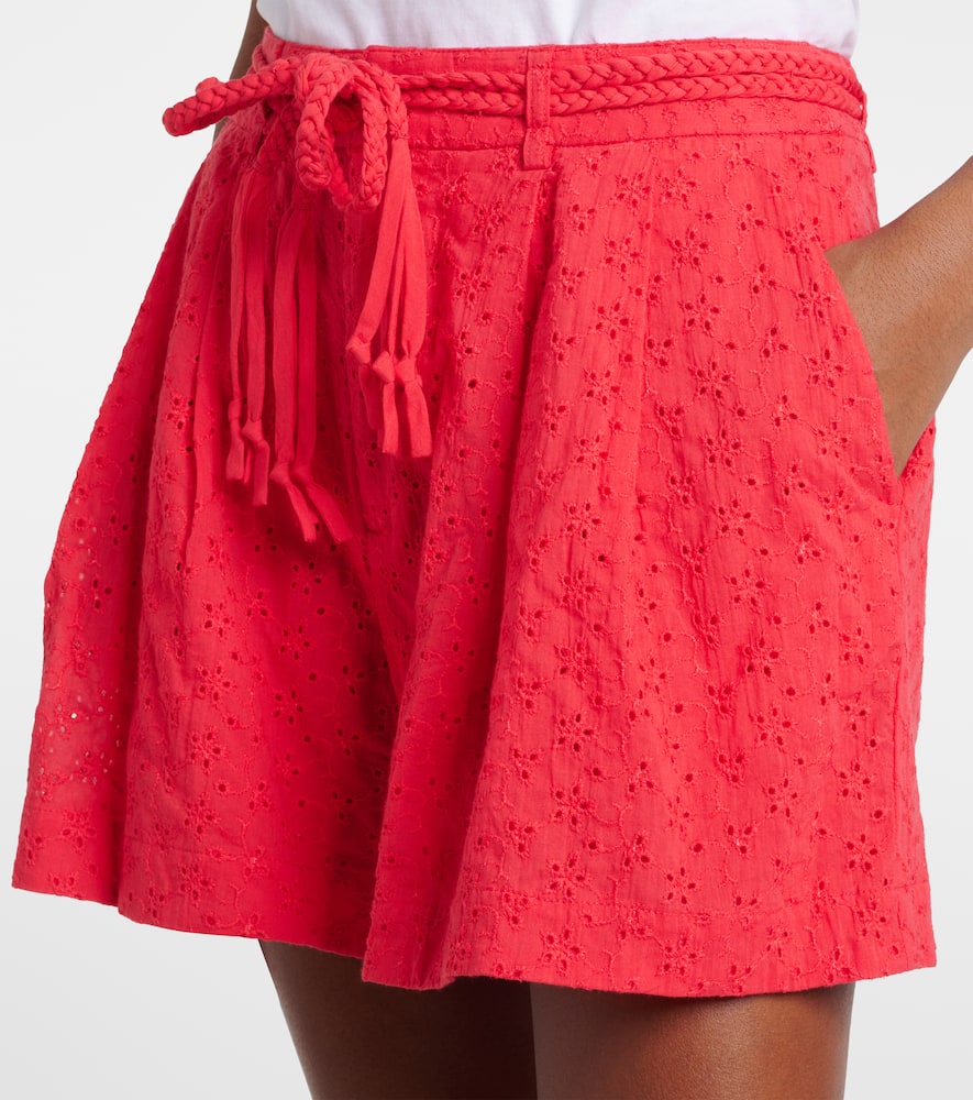 Chantal broderie anglaise cotton shorts