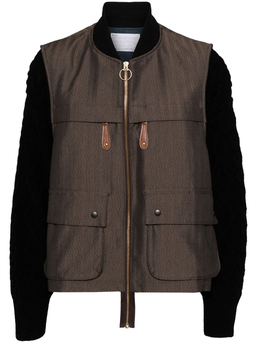 Double-layered jacket - Brown