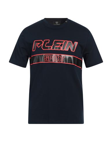Man T-shirt Navy blue