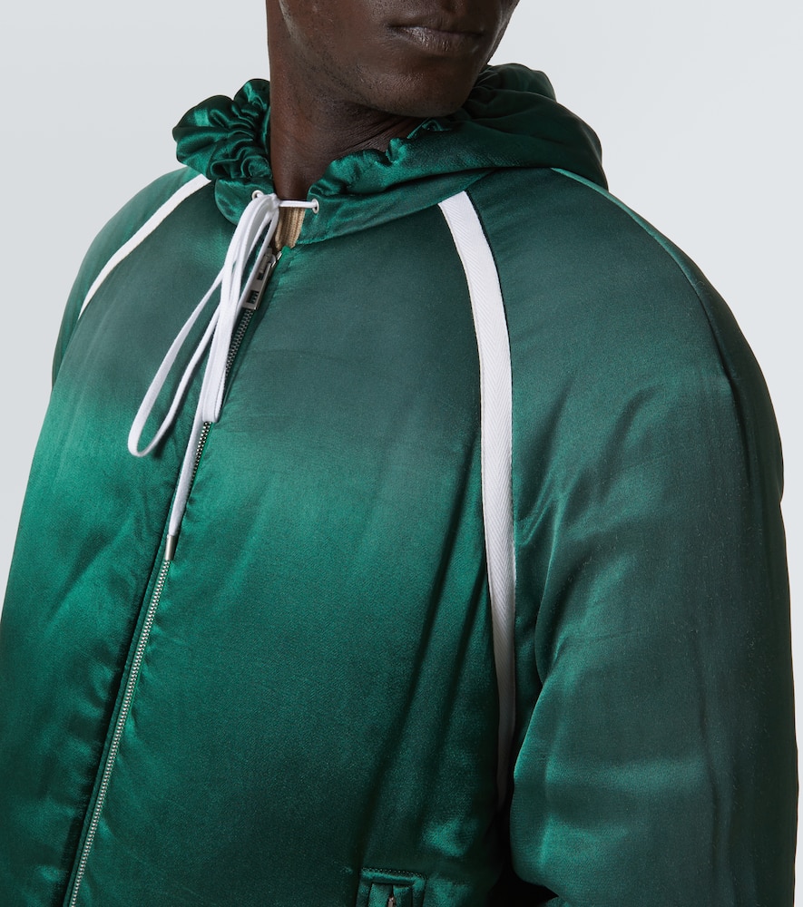 Satin tracksuit jacket