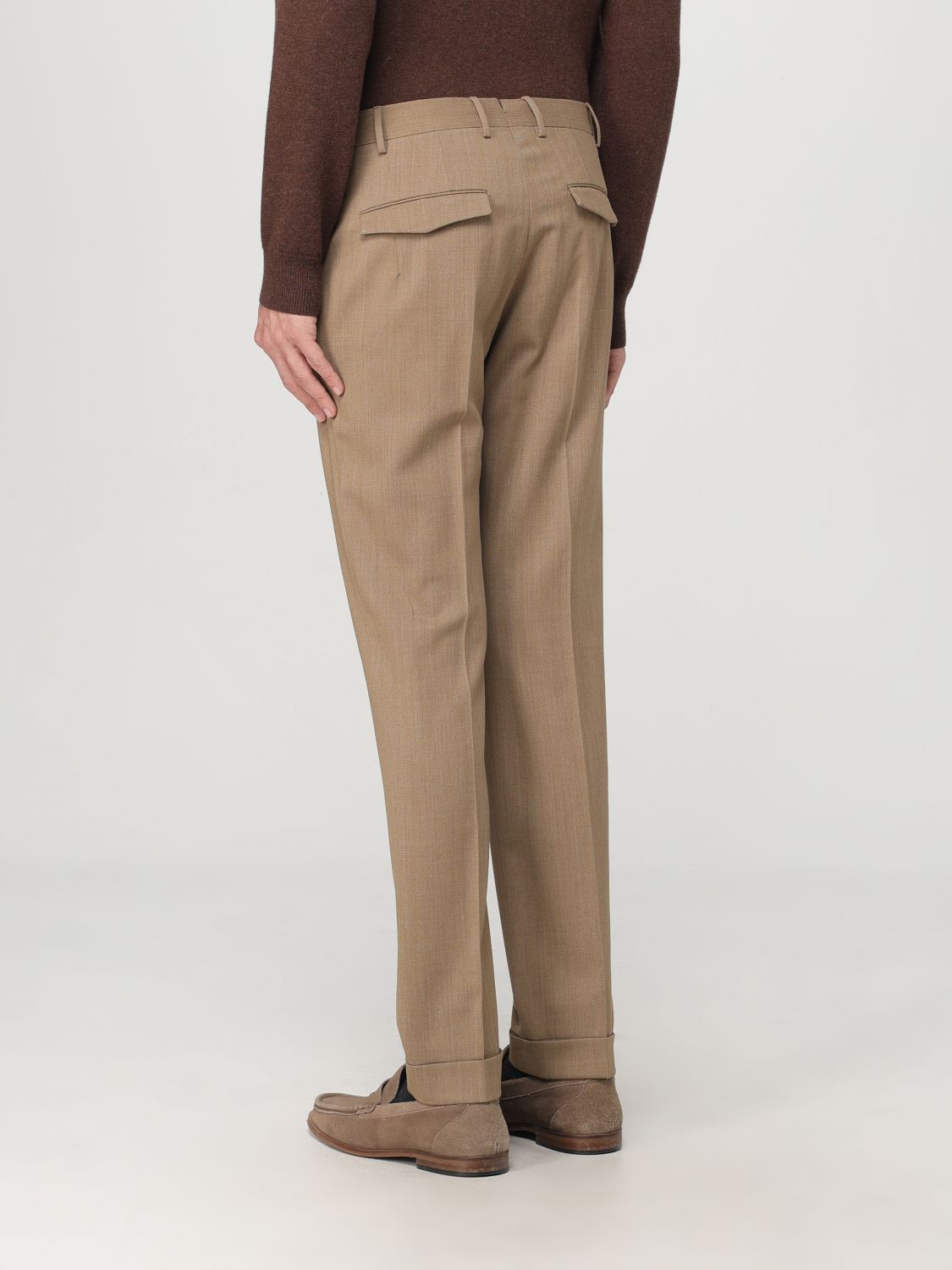 Straight-leg tailored trousers - Blue