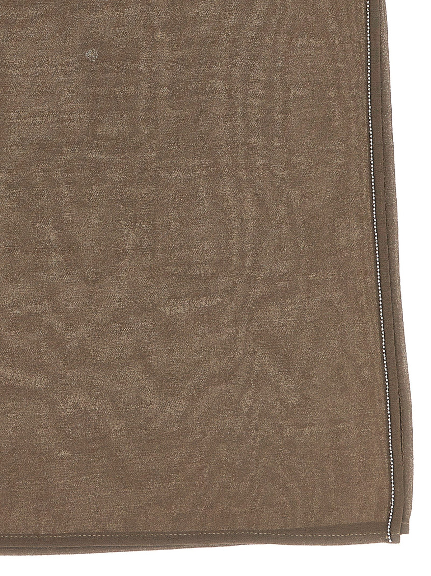 Brown Solid Scarf