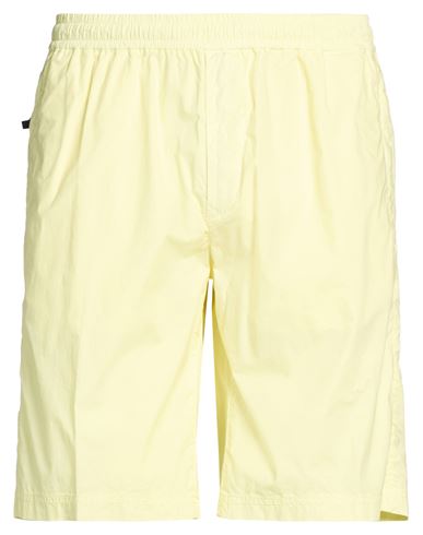 Man Shorts & Bermuda Shorts Pastel yellow Size 34 Cotton, Elastane