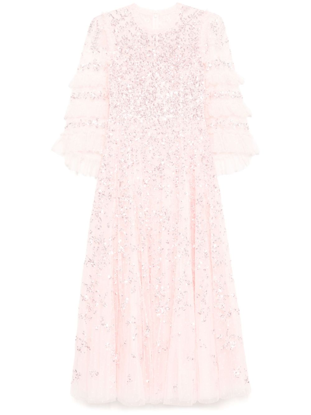 Floral lace gown - Pink