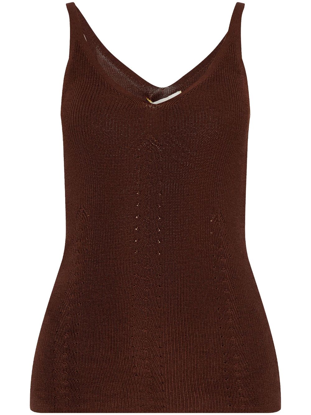 Freesia knitted top - Brown