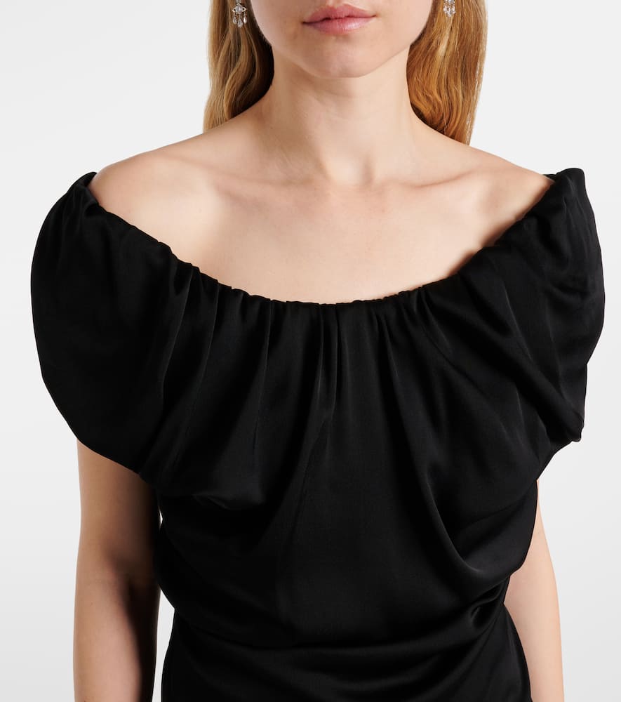 Ginnie draped jersey maxi dress